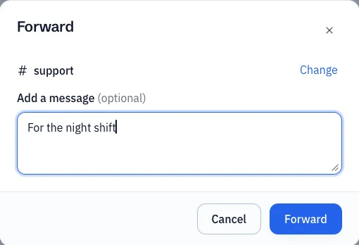 The Forward window